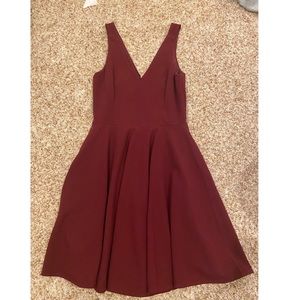 Maroon Dress